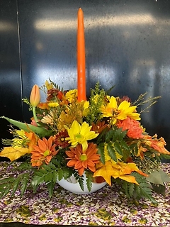 Fall Centerpiece (1 Candle)