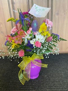Vibrant Purple Vase