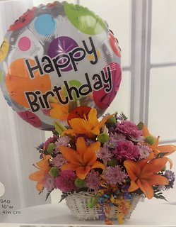 Happy Birthday Basket