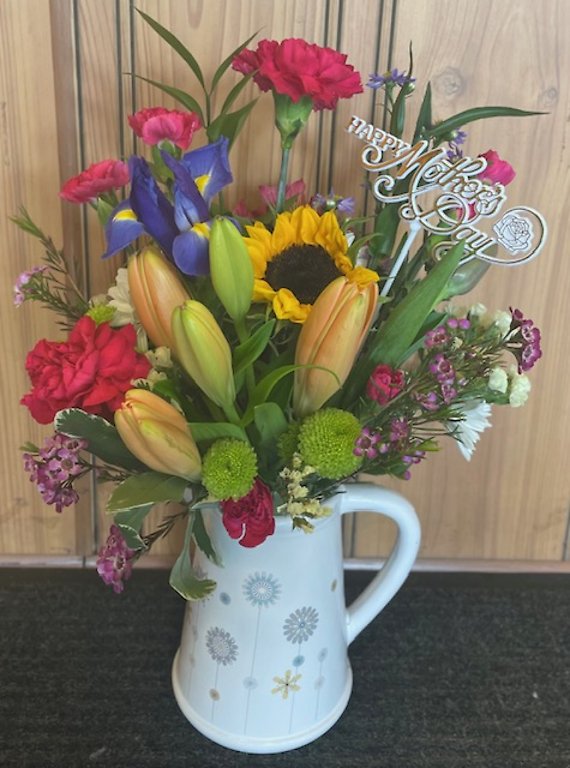 Spring Flower Pitcher