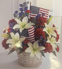 USA Tribute Basket